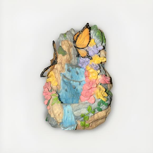 Table Top Water Fountain Cascading Office Home Decoration Ornament Butterflies - Picture 4 of 7